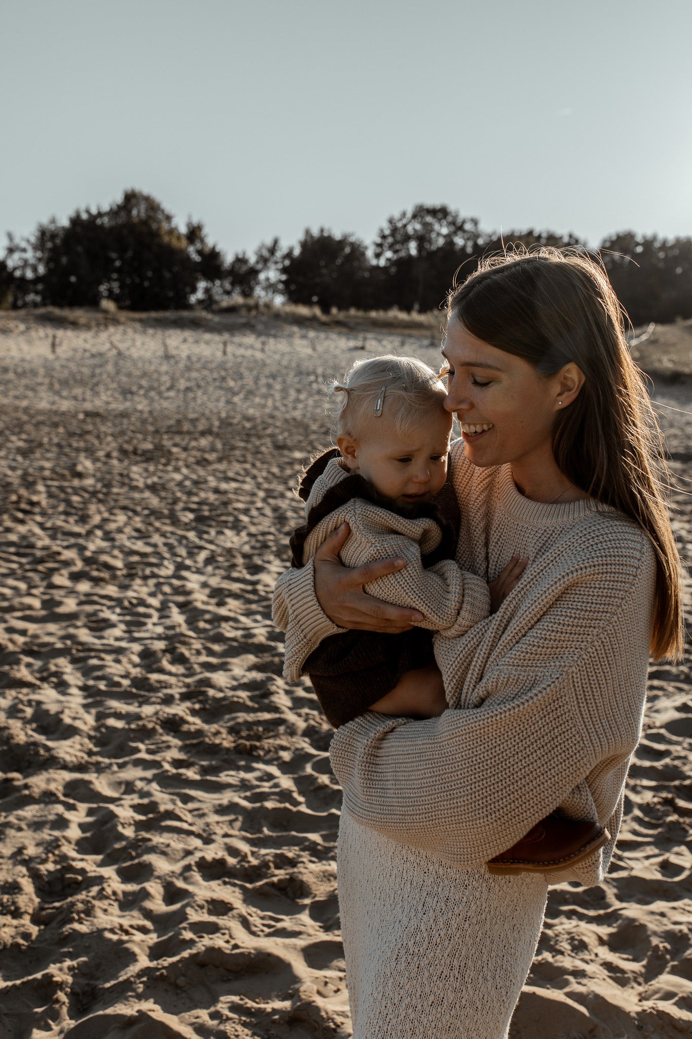 Women Chunky Knit Sweater | Oat - romi.