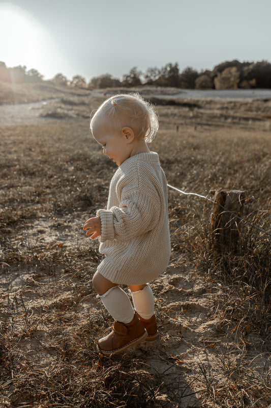 Chunky Knit Sweater | Oat - romi.