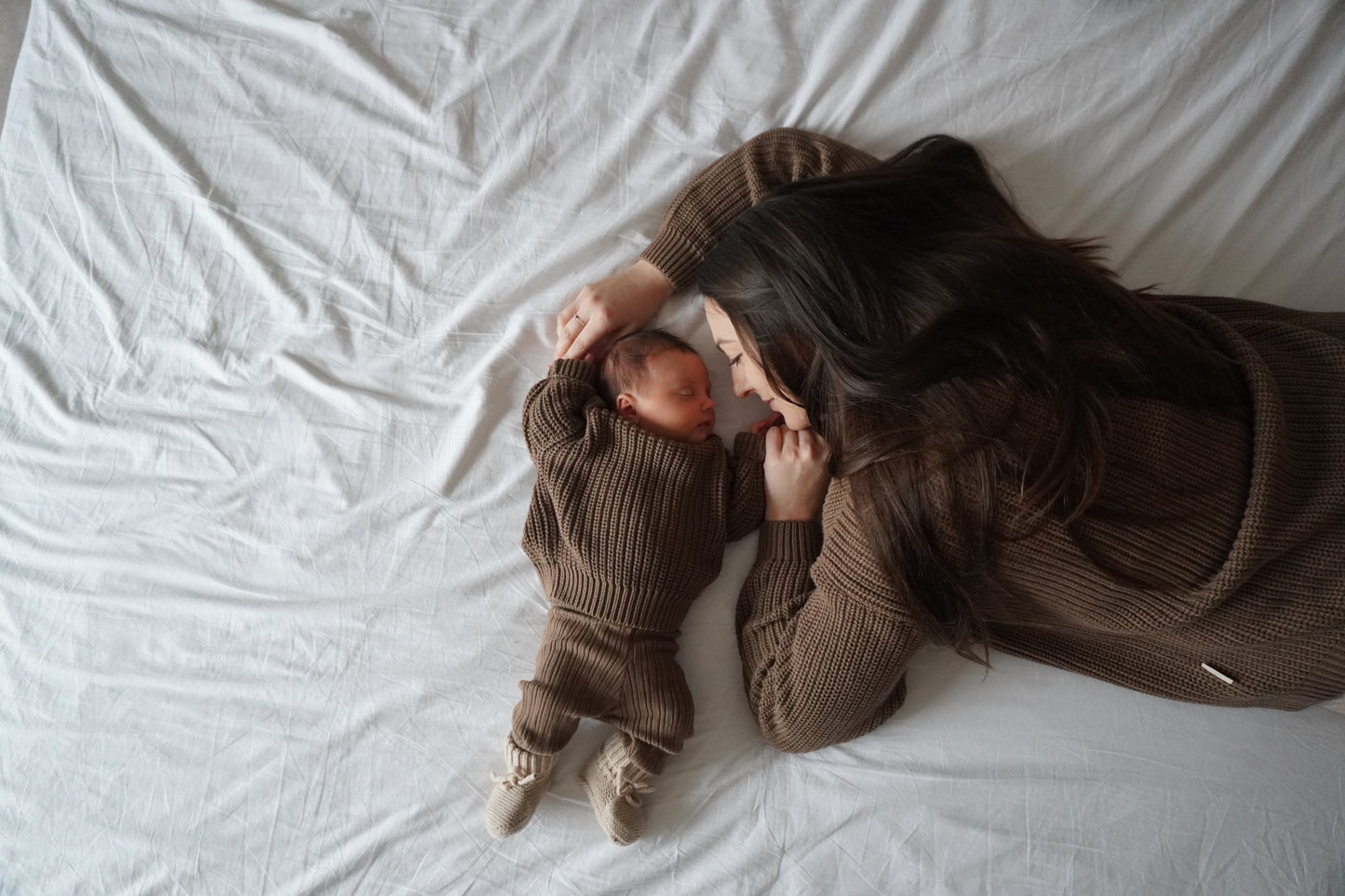 Women Chunky Knit Sweater | Coffee - romi.