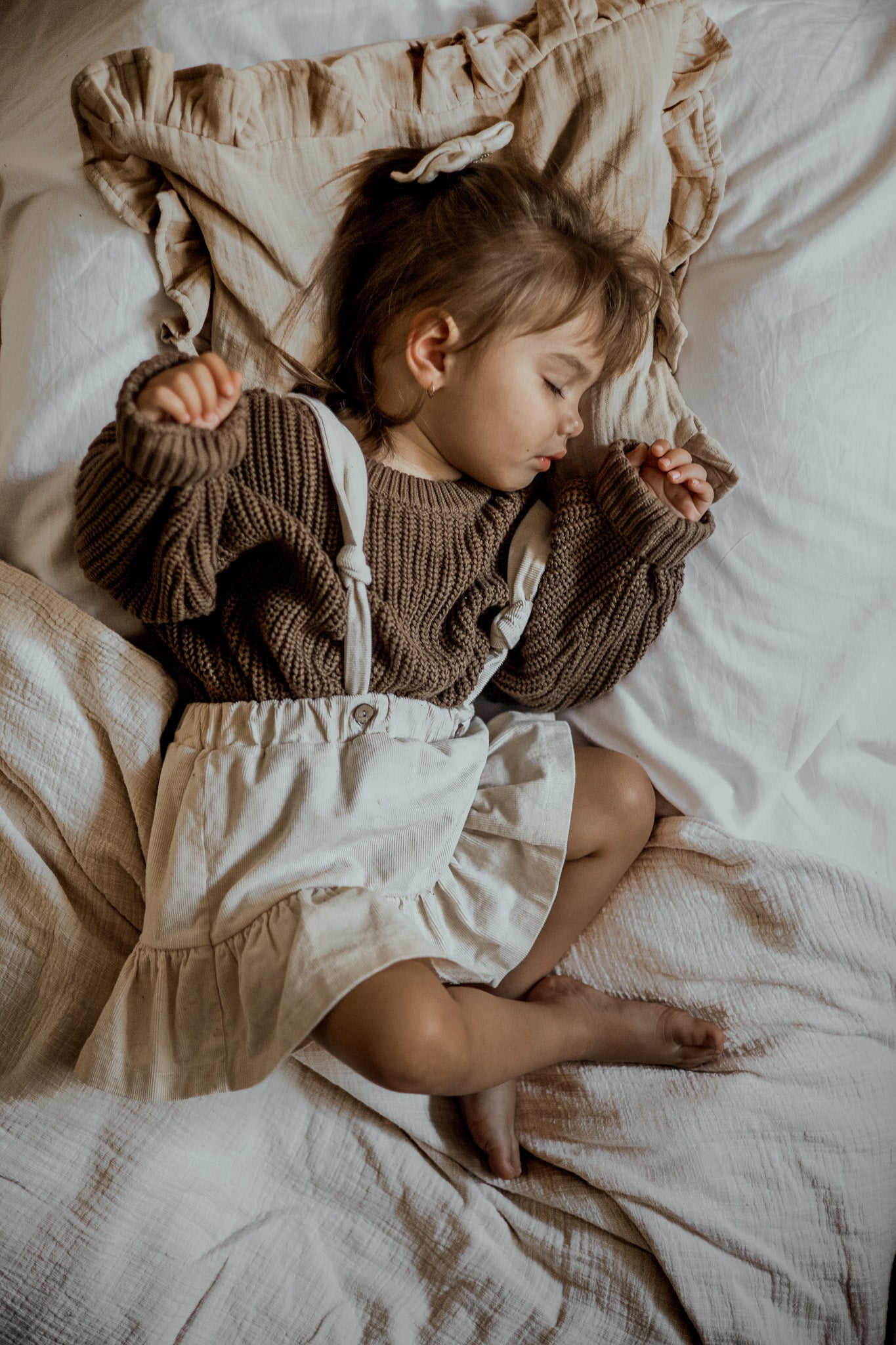 Chunky Knit Sweater | Coffee - romi.