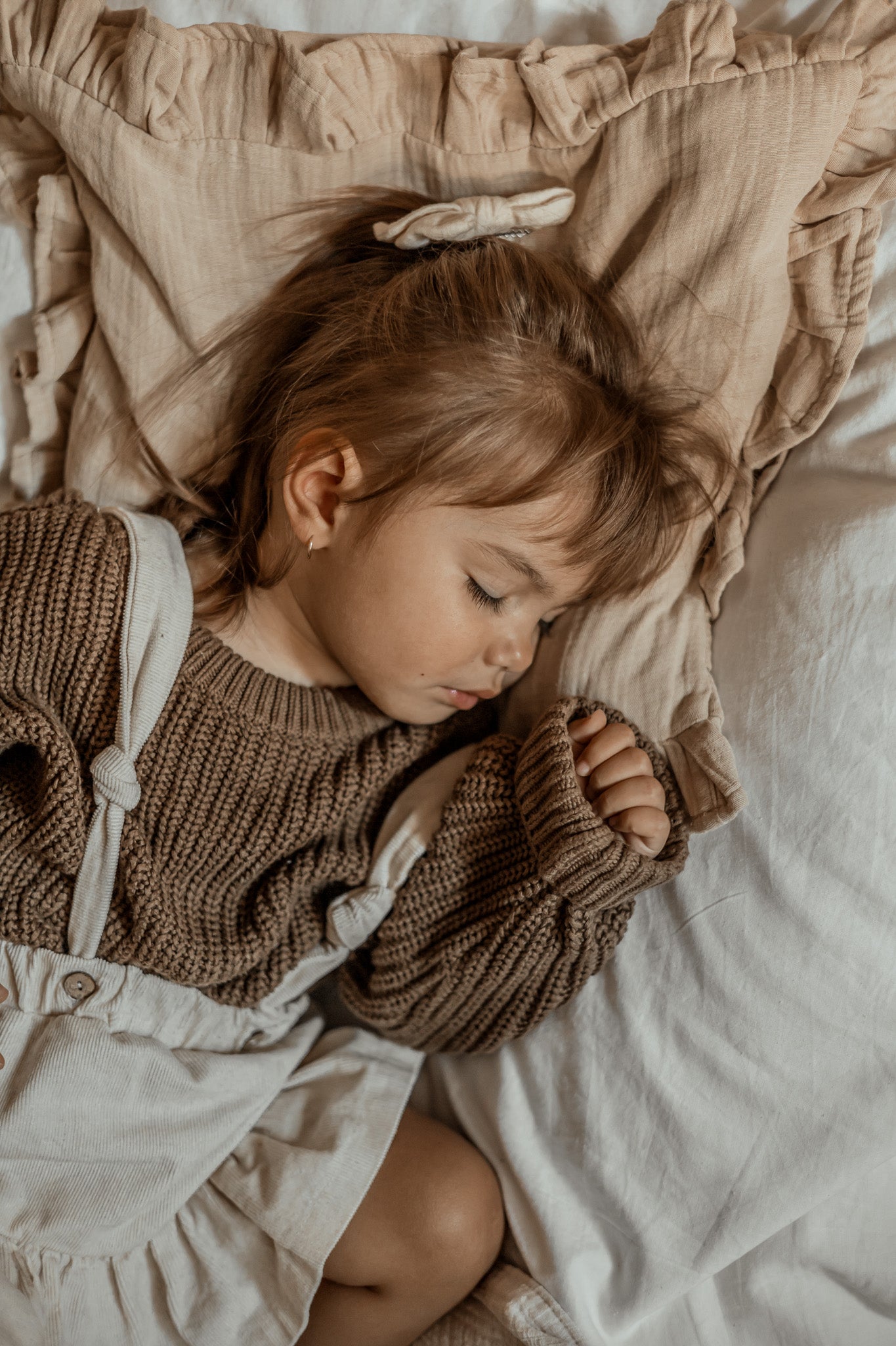 Chunky Knit Sweater | Coffee - romi.